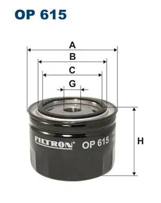 FILTRON OP615 Yağ Filtresi