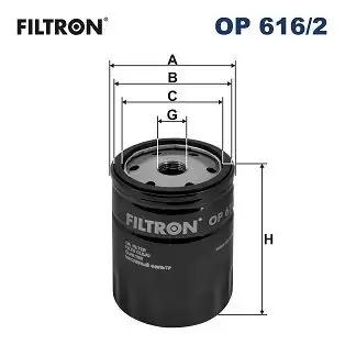 FILTRON OP616/2 Yağ Filtresi 047115561G