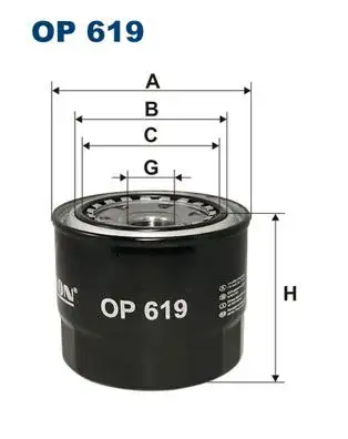 FILTRON OP619 Yağ Filtresi