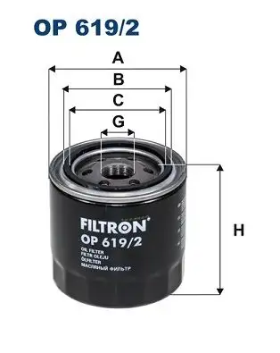 FILTRON OP619/2 Yağ Filtresi 90915300038T
