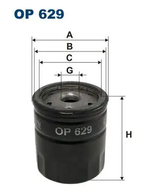 FILTRON OP629 Yağ Filtresi