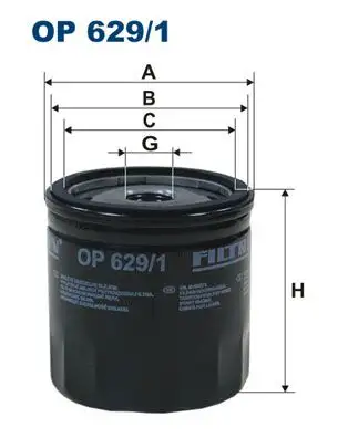 FILTRON OP629/1 Yağ Filtresi
