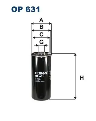 FILTRON OP631 Yağ Filtresi