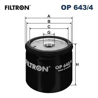 FILTRON OP643/4 Yağ Filtresi