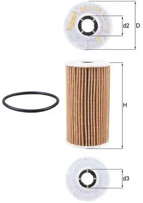 MAHLE OX1138D Yağ Filtresi JDE37128