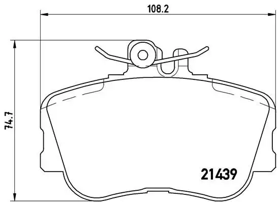 BREMBO P06017 Ön Fren Balatası