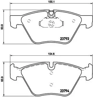 BREMBO P06057 Ön Fren Balatası