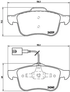 BREMBO P23103 Ön Fren Balatası