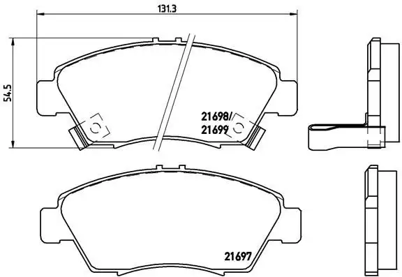 BREMBO P28024 Ön Fren Balatası
