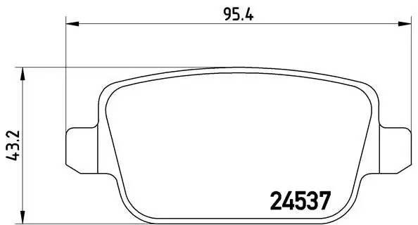 BREMBO P44016 Arka Fren Balatası