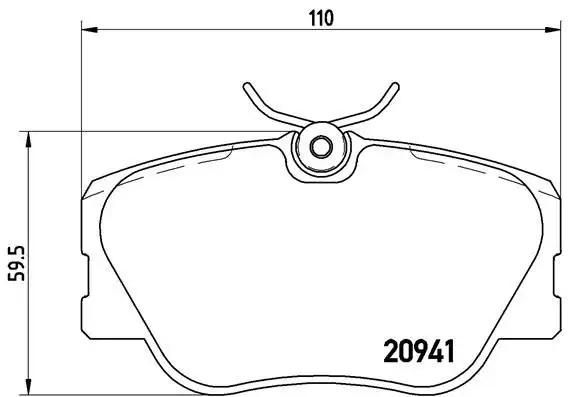 BREMBO P50008 Ön Fren Balatası