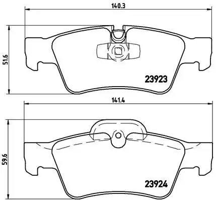 BREMBO P50064 Arka Fren Balatası