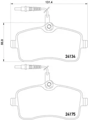 BREMBO P61109 Ön Fren Balatası