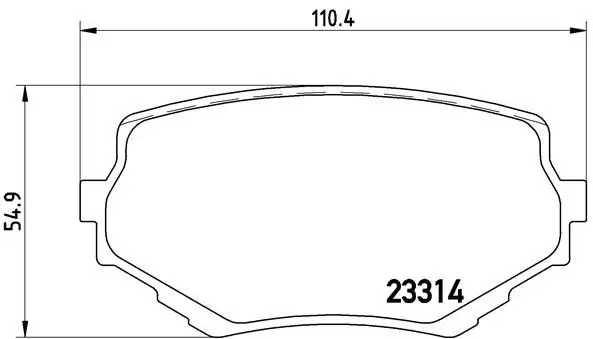 BREMBO P79009 Ön Fren Balatası