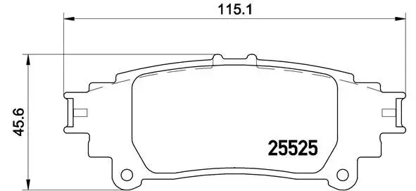 BREMBO P83132 Arka Fren Balatası