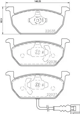 BREMBO P85137X Ön Fren Balatası