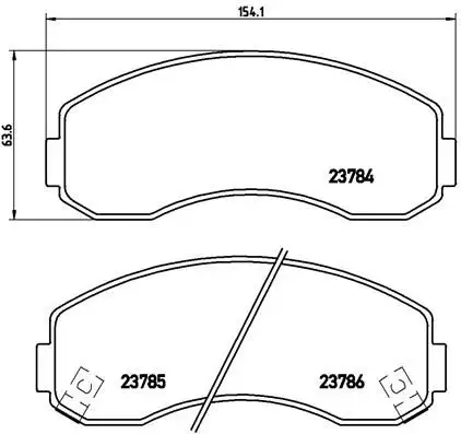 BREMBO P99003 Ön Fren Balatası