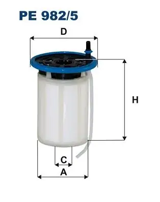 FILTRON PE982/5 Yakıt Filtresi 77367623