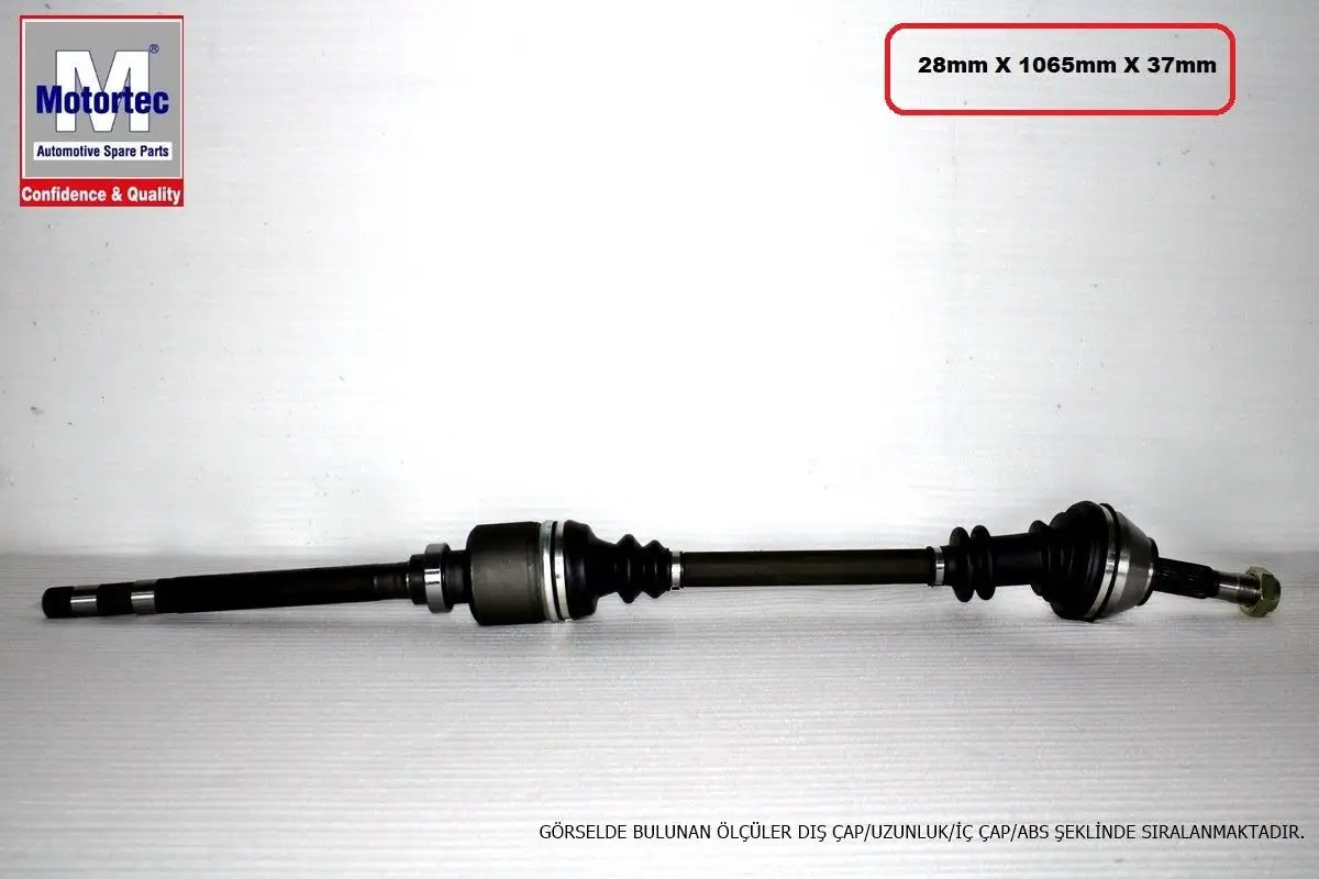 MOTORTEC PEG0184 Ön Aks (Sağ) 3273CK