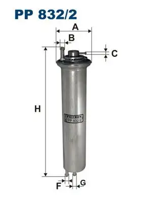 FILTRON PP832/2 Yakıt Filtresi 13321709535