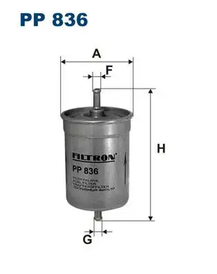 FILTRON PP836 Yakıt Filtresi