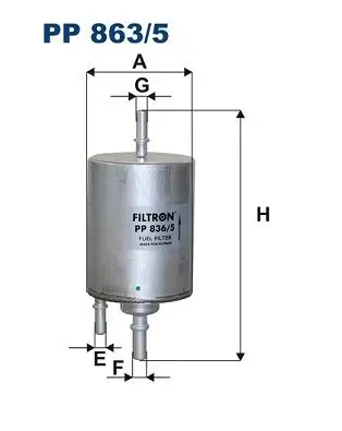 FILTRON PP836/5 Yakıt Filtresi 4F0201511B