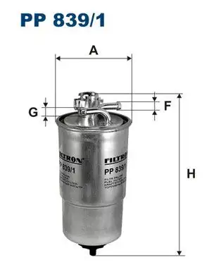 FILTRON PP839/1 Yakıt Filtresi