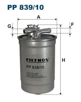 FILTRON PP839/10 Yakıt Filtresi 8E0127401D