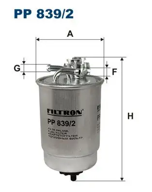 FILTRON PP839/2 Yakıt Filtresi