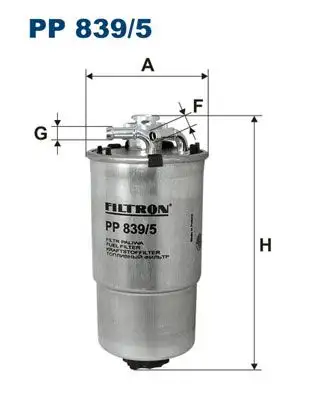 FILTRON PP839/5 Yakıt Filtresi