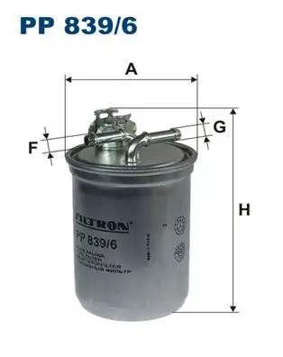FILTRON PP839/6 Yakıt Filtresi