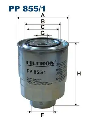 FILTRON PP855/1 Yakıt Filtresi 2339026160