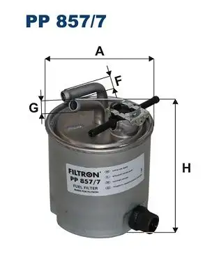 FILTRON PP857/7 Yakıt Filtresi 16400EC00D