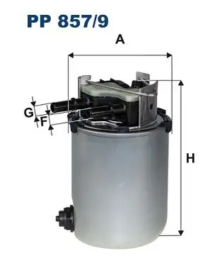 FILTRON PP857/9 Yakıt Filtresi
