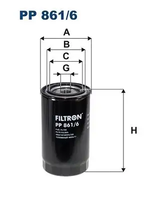 FILTRON PP861/6 Yakıt Filtresi
