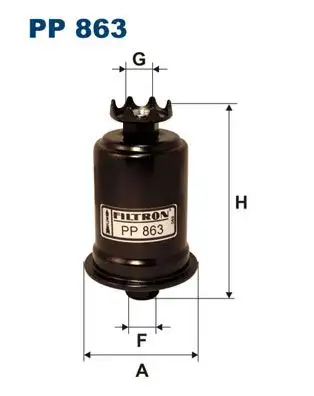 FILTRON PP863 Yakıt Filtresi