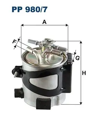 FILTRON PP980/7 Yakıt Filtresi