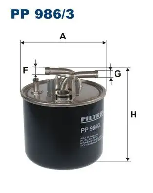FILTRON PP986/3 Yakıt Filtresi 057127435E
