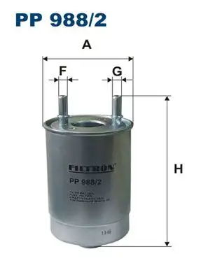 FILTRON PP988/2 Yakıt Filtresi
