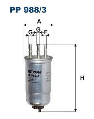 FILTRON PP988/3 Yakıt Filtresi