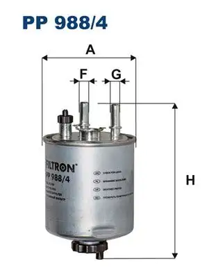 FILTRON PP988/4 Yakıt Filtresi