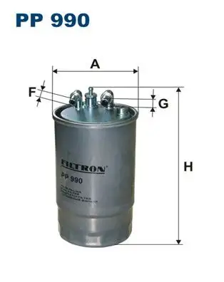 FILTRON PP990 Yakıt Filtresi 813059