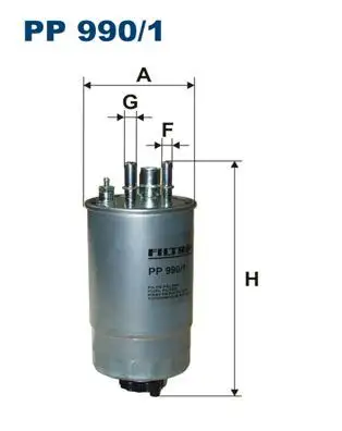FILTRON PP990/1 Yakıt Filtresi 813058