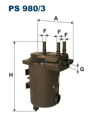 FILTRON PS980/3 Yakıt Filtresi