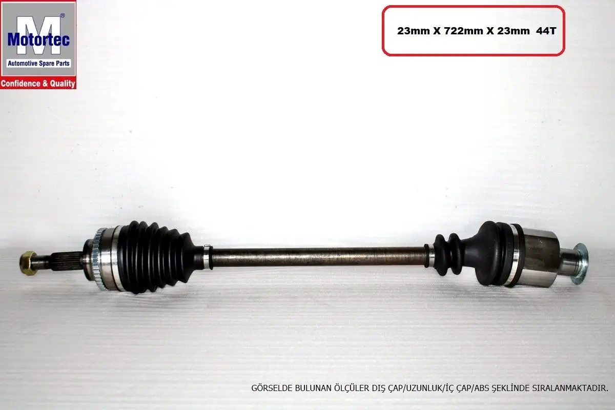 MOTORTEC RNT0379 Ön Aks (Sağ)