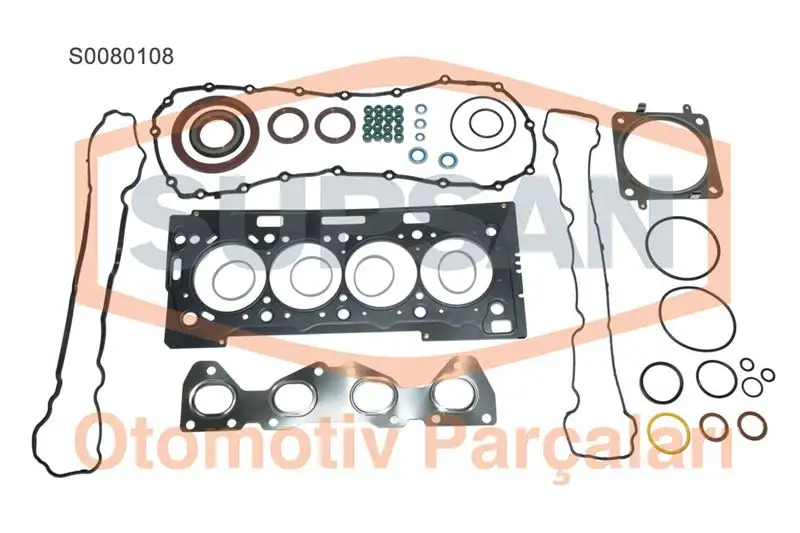SUPSAN S0080108 Motor Takım Conta (Alt ve Üst) 0197TU5JP4