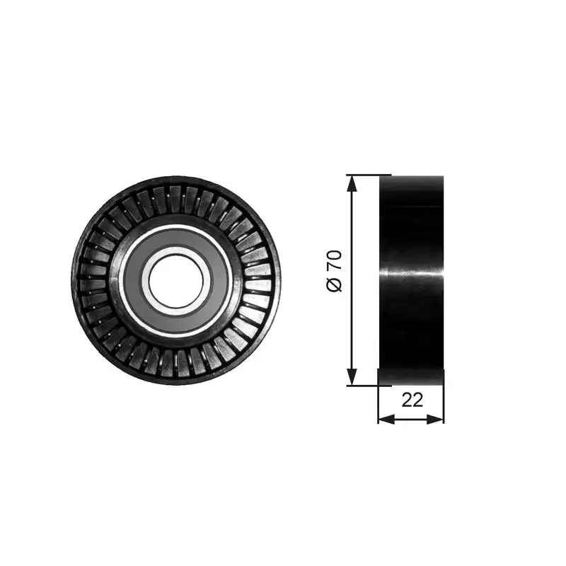 GATES T36252 Alternatör Gergi Rulmanı