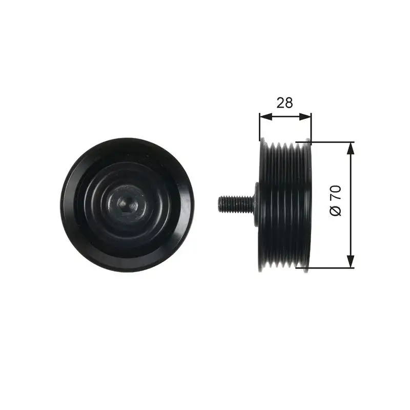 GATES T36410 Alternatör Gergi Rulmanı 2528727060
