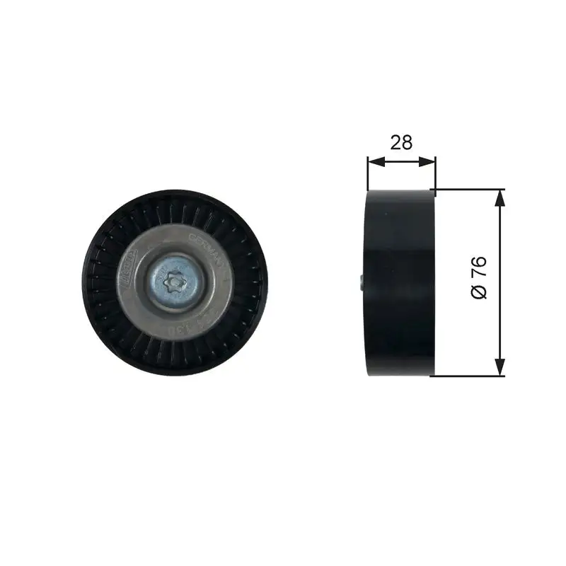GATES T36423 Alternatör Gergi Rulmanı A2712000570