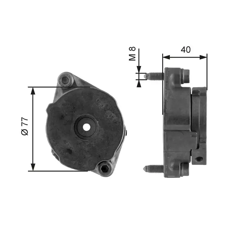 GATES T38345 Kayış Gergi Kütüğü